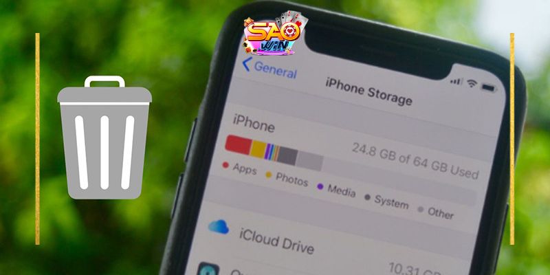 Xóa bớt dung lượng bộ nhớ IOS